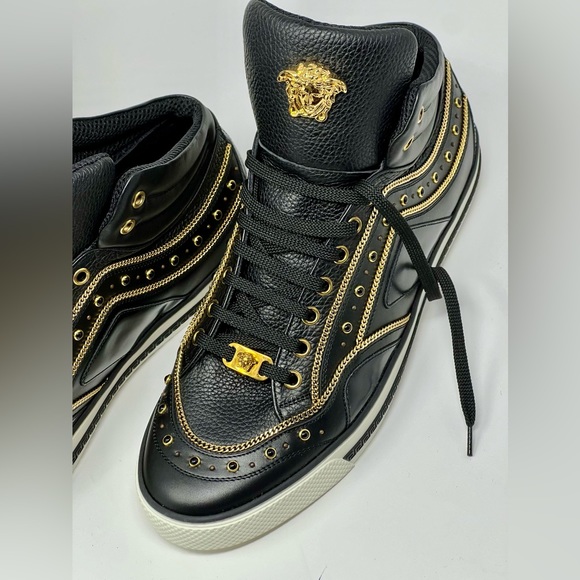 Versace Gold Chain Medusa Sneaker - Picture 3 of 6